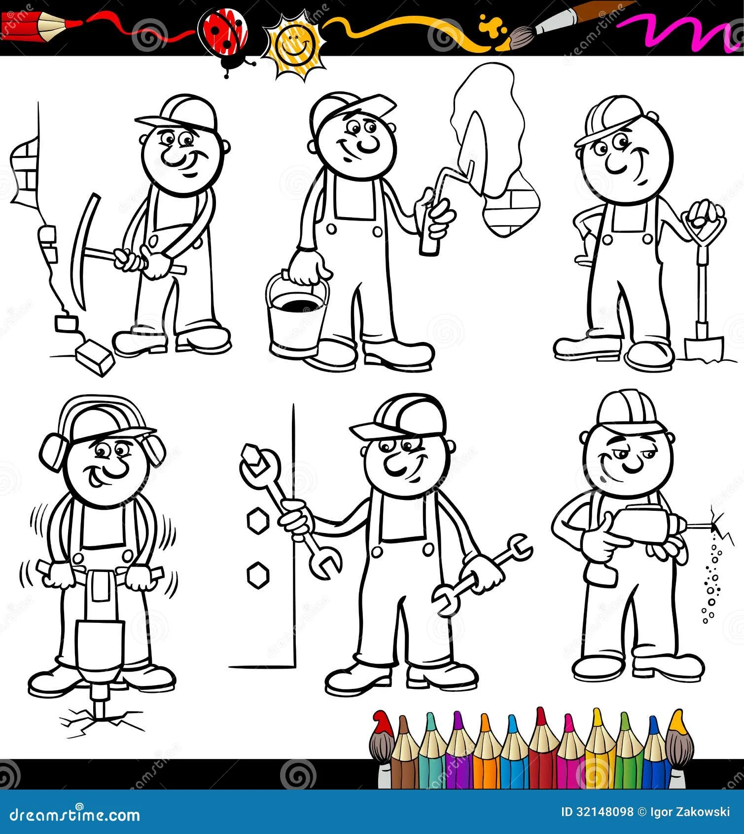 Imágenes para colorear de trabajadores de la comunidad - Imagui Imágenes para colorear de trabajadores de la comunidad - Imagui