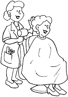 Día del Trabajo: Cosmetóloga | Dibujos para Colorear Infantil Día del Trabajo: Cosmetóloga | Dibujos para Colorear Infantil