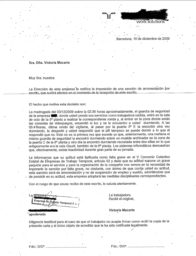 Mi otro trabajo… me ha despedido! | Victoria Macarte Mi otro trabajo… me ha despedido! | Victoria Macarte