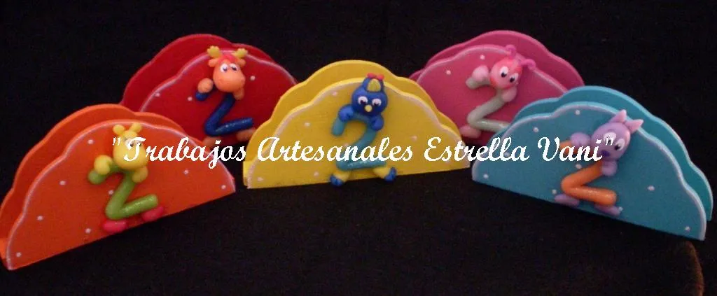 TRABAJOS ARTESANALES "ESTRELLA VANI": Los Backyardigans de cumpleaños! TRABAJOS ARTESANALES "ESTRELLA VANI": Los Backyardigans de cumpleaños!