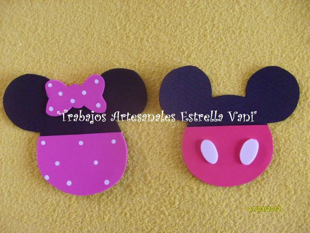 TRABAJOS ARTESANALES "ESTRELLA VANI": Un cumpleaños de Minnie y ... TRABAJOS ARTESANALES "ESTRELLA VANI": Un cumpleaños de Minnie y ...