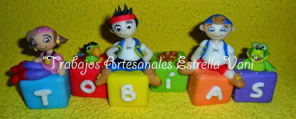 TRABAJOS ARTESANALES "ESTRELLA VANI": Jake y los piratas en el ...