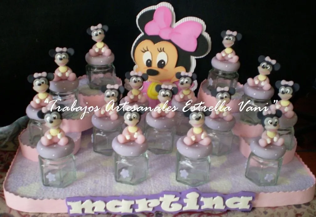 TRABAJOS ARTESANALES "ESTRELLA VANI": Minnie Baby para un primer ... TRABAJOS ARTESANALES "ESTRELLA VANI": Minnie Baby para un primer ...