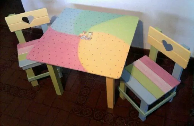Trabajos en Madera: Mesitas y Sillitas Para Chicos!!!