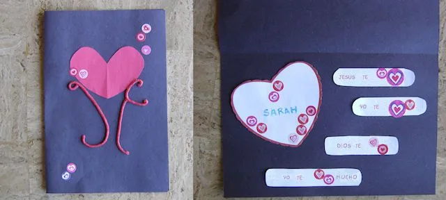 Trabajos manuales para la escuela dominical - Corazones de alegría ...