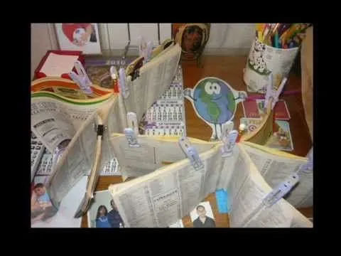 trabajos con material reciclado - YouTube