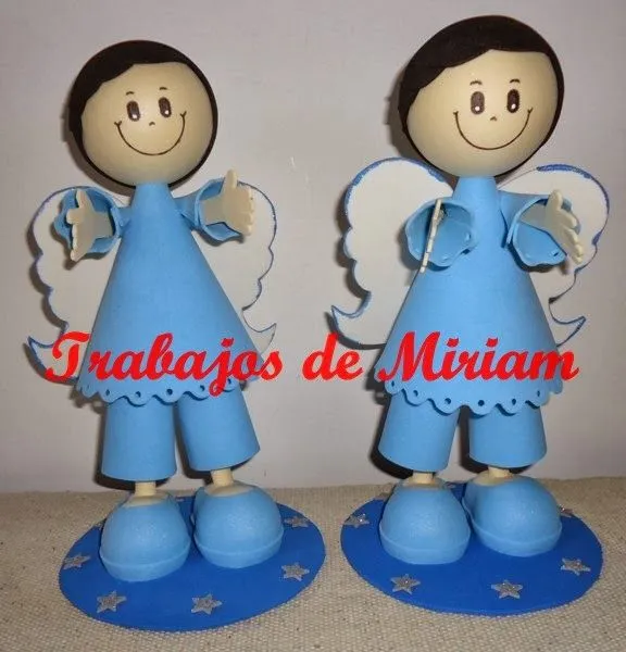 Trabajos de Miriam: Fofuchos Angelitos