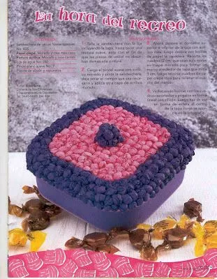 Trabajos con papel crepé | Labores Najma