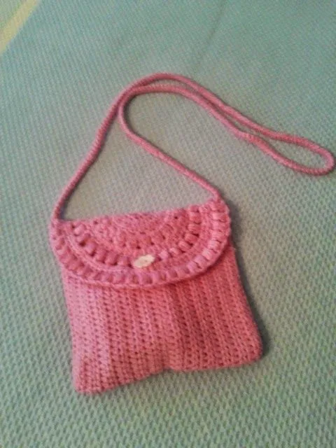 Mis Trabajos De Patch: CARTERITA EN CROCHET Mis Trabajos De Patch: CARTERITA EN CROCHET