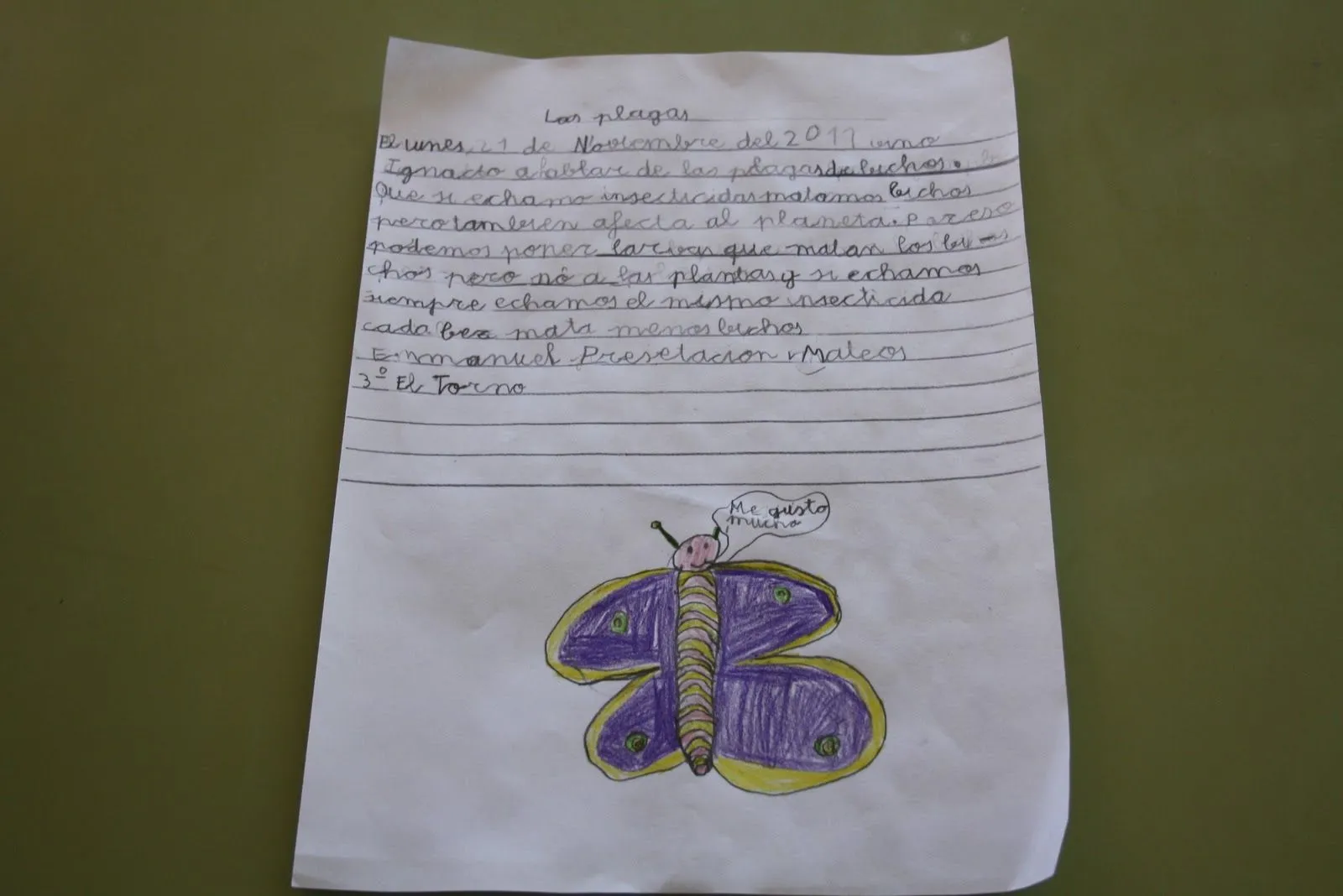 Trabajos realizados por los niños de 2º y 3º de Primaria de El ... Trabajos realizados por los niños de 2º y 3º de Primaria de El ...