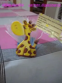 MIS TRABAJOS...: recuerditos de jirafa