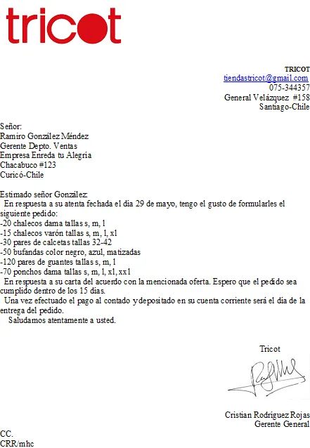 Trabajos de Redacción y aplicación informática: compra-venta