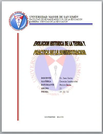 TRABAJOS UNIVERSITARIOS UMSS: junio 2012