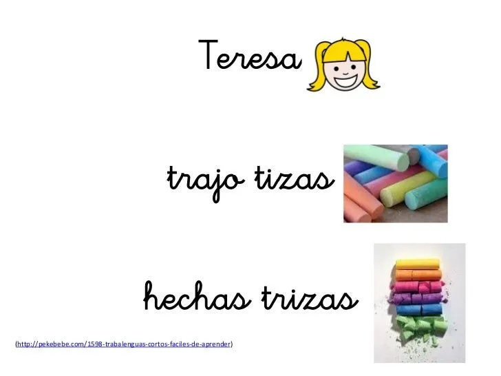 Trabalenguas Con Dibujos Para Ninos De Preescolar Imagui ...