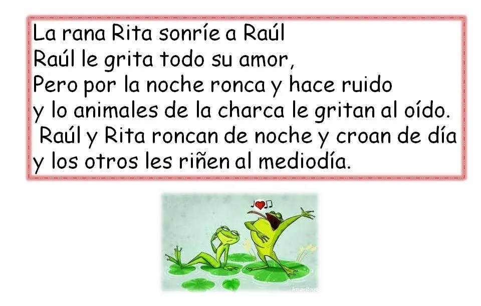 trabalenguasparaninos-la-ranita-rita-raul | laclasedeptdemontse trabalenguasparaninos-la-ranita-rita-raul | laclasedeptdemontse