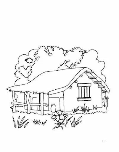 Dibujo para colorear de un paisaje artificial - Imagui Dibujo para colorear de un paisaje artificial - Imagui
