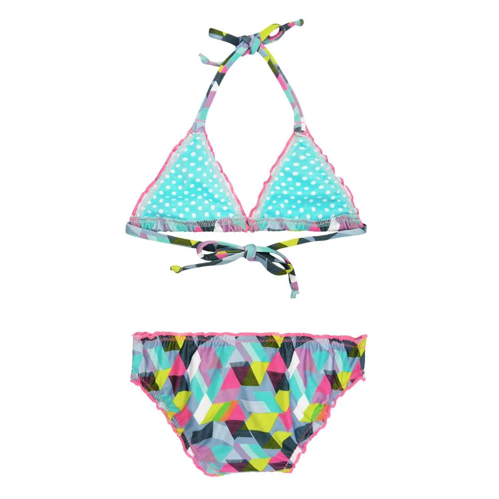 Traje De Baño Premium Para Niña Modelo Bikini Rombos – AG BOX
