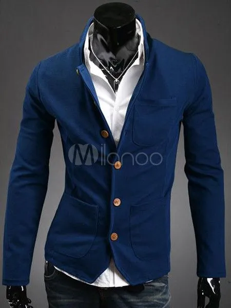 Traje casual de algodón para hombres - Milanoo.com Traje casual de algodón para hombres - Milanoo.com
