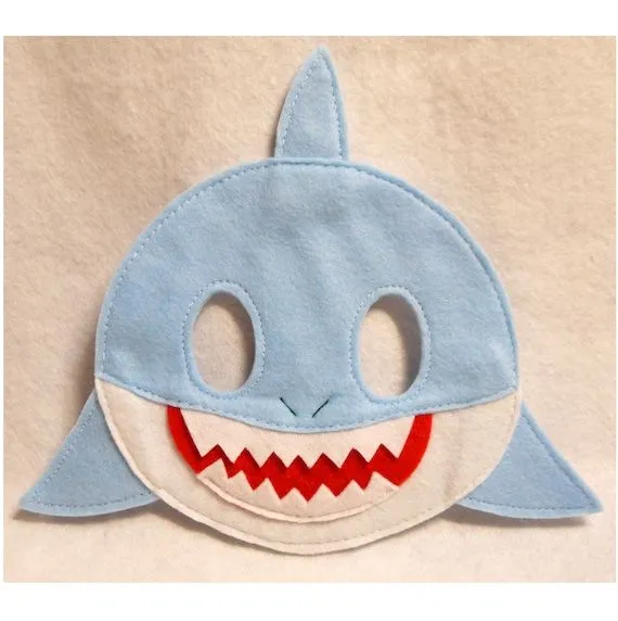 Traje de máscara de tiburón fiesta de tiburones favor de - Etsy México Traje de máscara de tiburón fiesta de tiburones favor de - Etsy México