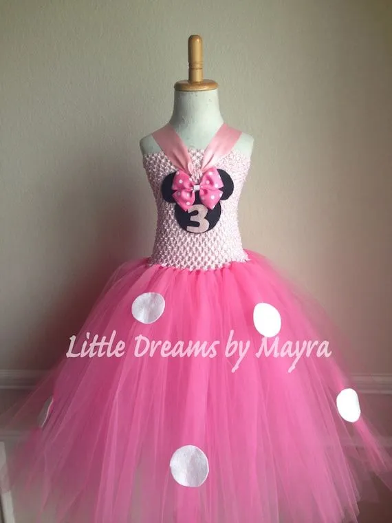 Traje de minnie mouse para cumpleanos por LittledreamsbyMayra