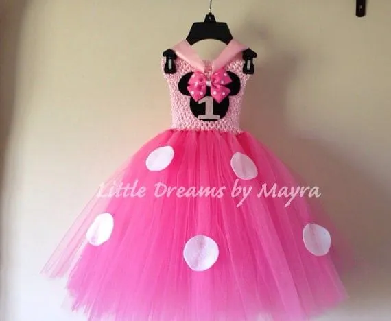 Traje de minnie mouse con diadema para por LittledreamsbyMayra