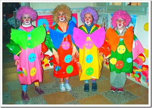 Traje de payaso casero - Imagui