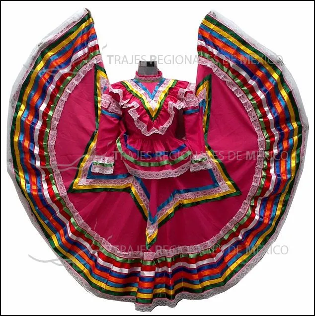 Traje Regional de Jalisco / Vestido de Jalisco (Adelita) | TRAJES ...