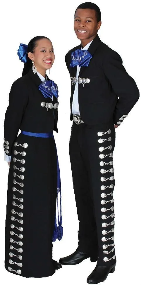 Traje Típico de Charro, Hombre y Mujer | Trajes regionales | Pinterest