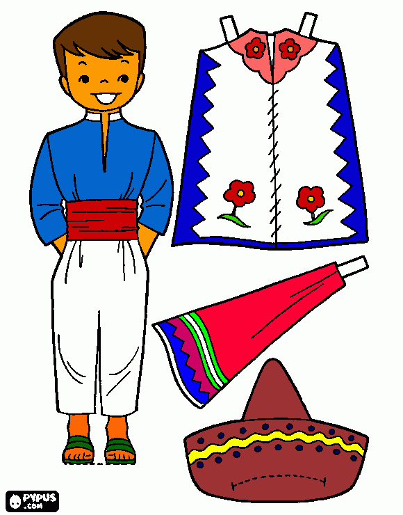 traje tipico 2 para colorear, traje tipico 2 para imprimir traje tipico 2 para colorear, traje tipico 2 para imprimir