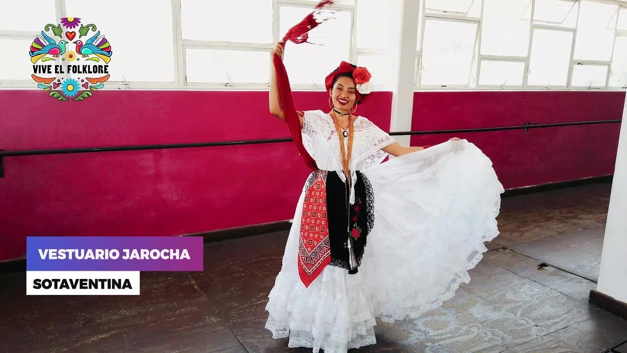 Traje Típico de la Jarocha Sotaventina - YouTube Traje Típico de la Jarocha Sotaventina - YouTube