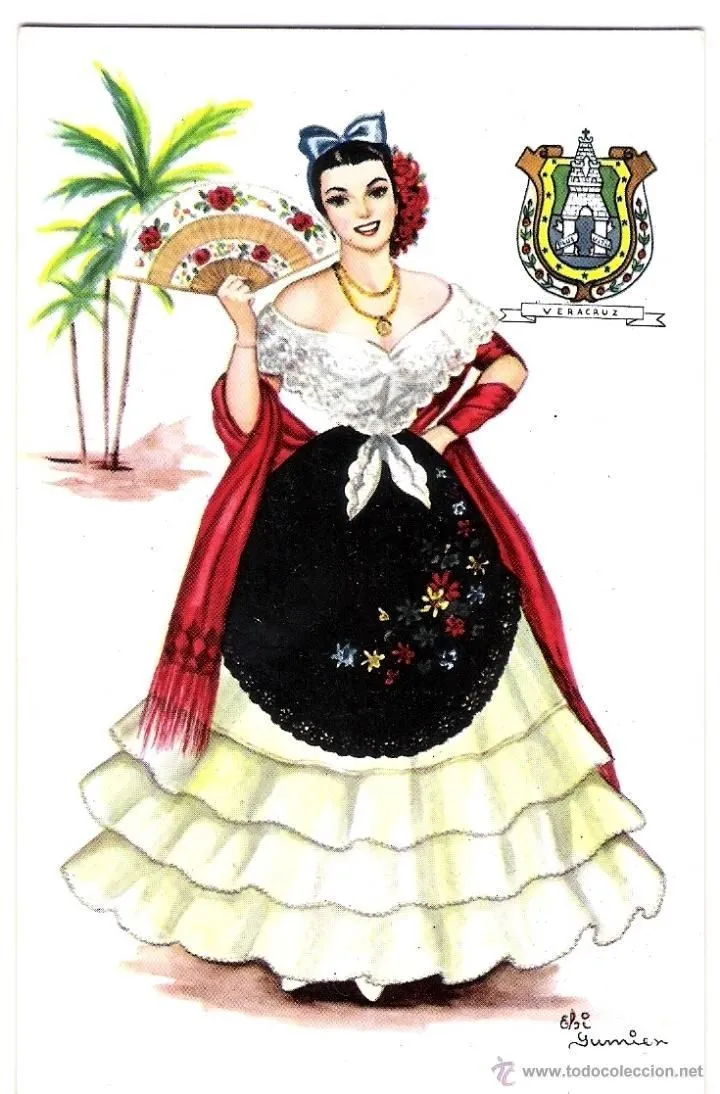 Traje típico de Veracruz - Cultura Colectiva Traje típico de Veracruz - Cultura Colectiva