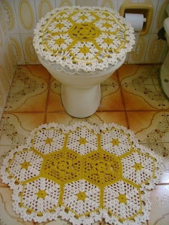 Accesorios a crochet para el baño - Imagui