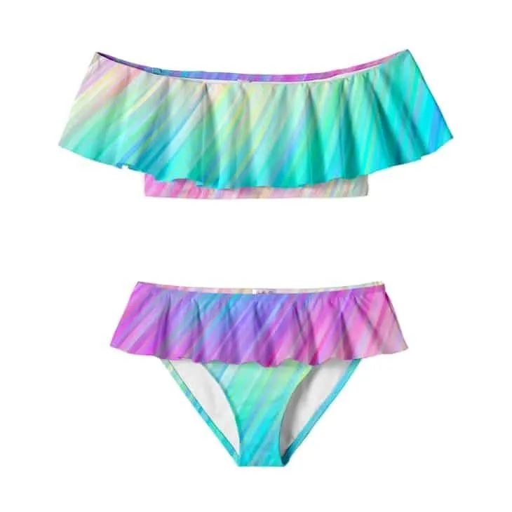 trajes de baño de niña