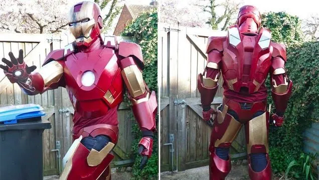 Los trajes caseros de Iron Man más parecidos al de verdad Los trajes caseros de Iron Man más parecidos al de verdad