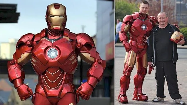 Los trajes caseros de Iron Man más parecidos al de verdad Los trajes caseros de Iron Man más parecidos al de verdad