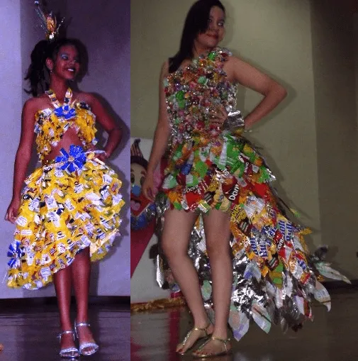Trajes de fantasia de reciclaje 2013 - Imagui