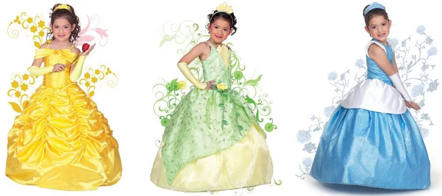 Trajes de princesas de niñas - Imagui