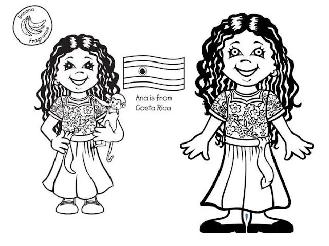 traje tipico de canada Colouring Pages
