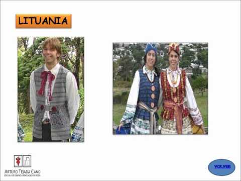 TRAJES TIPICOS DE EUROPA Y OCEANIA - YouTube