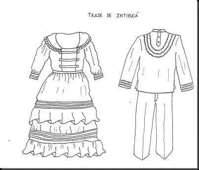 Trajes tipicos de la region caribe para dibujar - Imagui