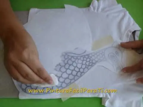 Como Transferir Dibujos a Tela *Transfer Image to Fabric* Pintura ...