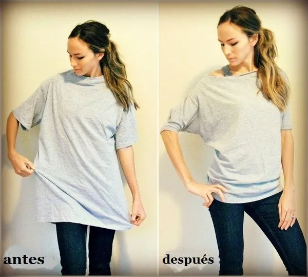 Transforma tus camisetas grandes en un diseño muy juvenil. - Vida ... Transforma tus camisetas grandes en un diseño muy juvenil. - Vida ...