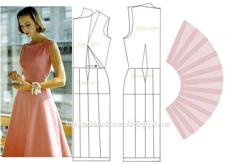TRANSFORMAÇÃO DE VESTIDO-31 - Moldes Moda por Medida