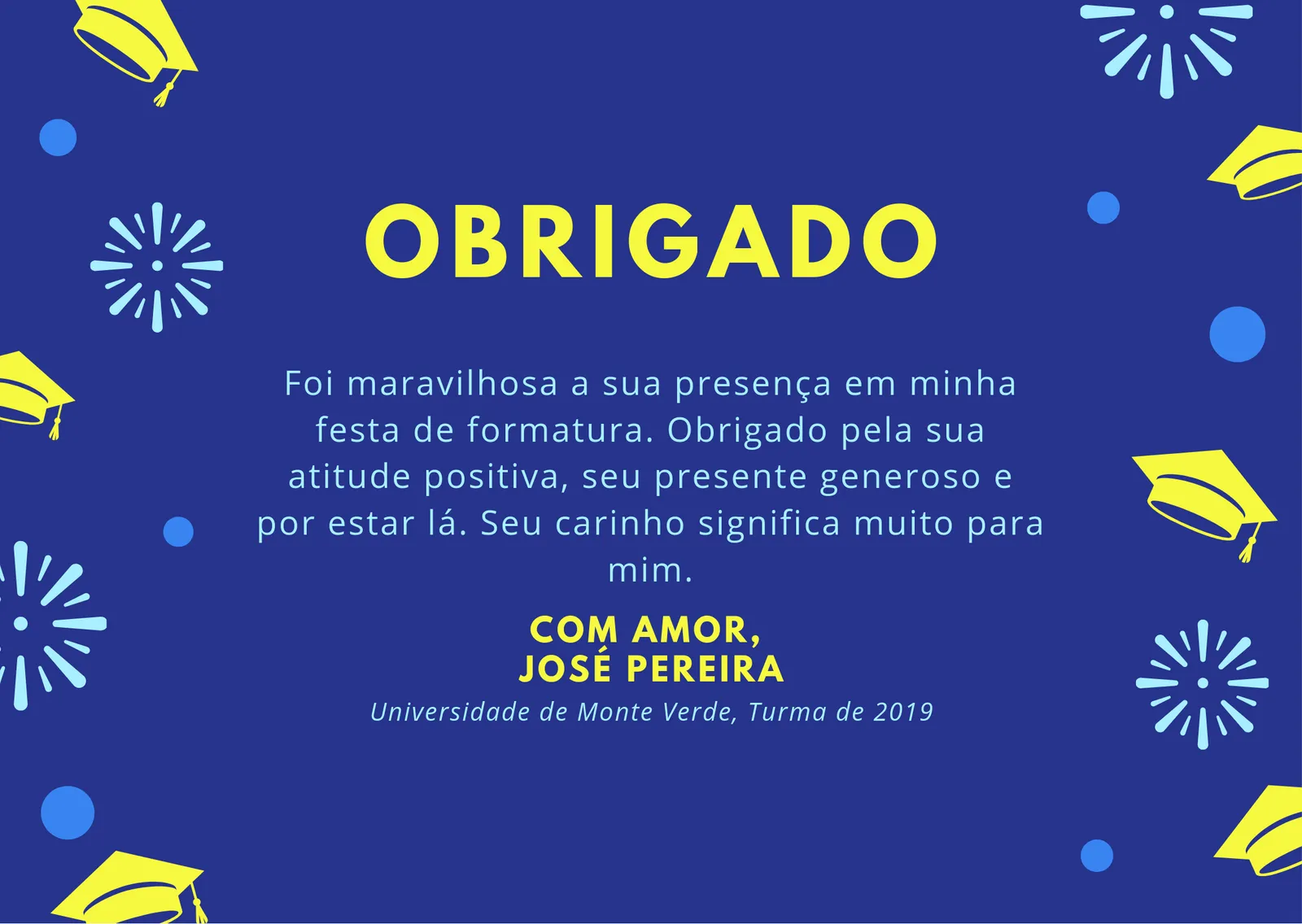 Transforme um modelo de Cartão de Formatura - Canva Transforme um modelo de Cartão de Formatura - Canva