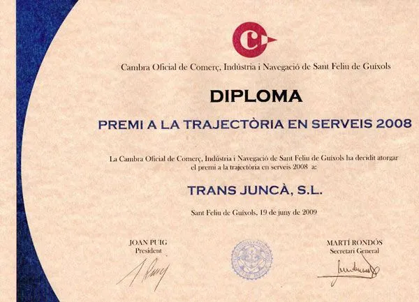 TRANSJUNCÀ - Transporte nacional e internacional