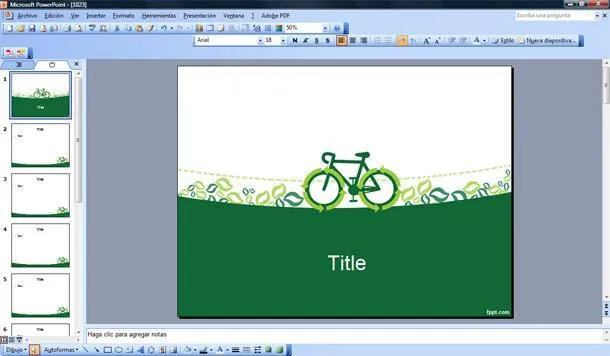 Transporte Ecológico Plantilla PowerPoint | Plantillas PowerPoint ...