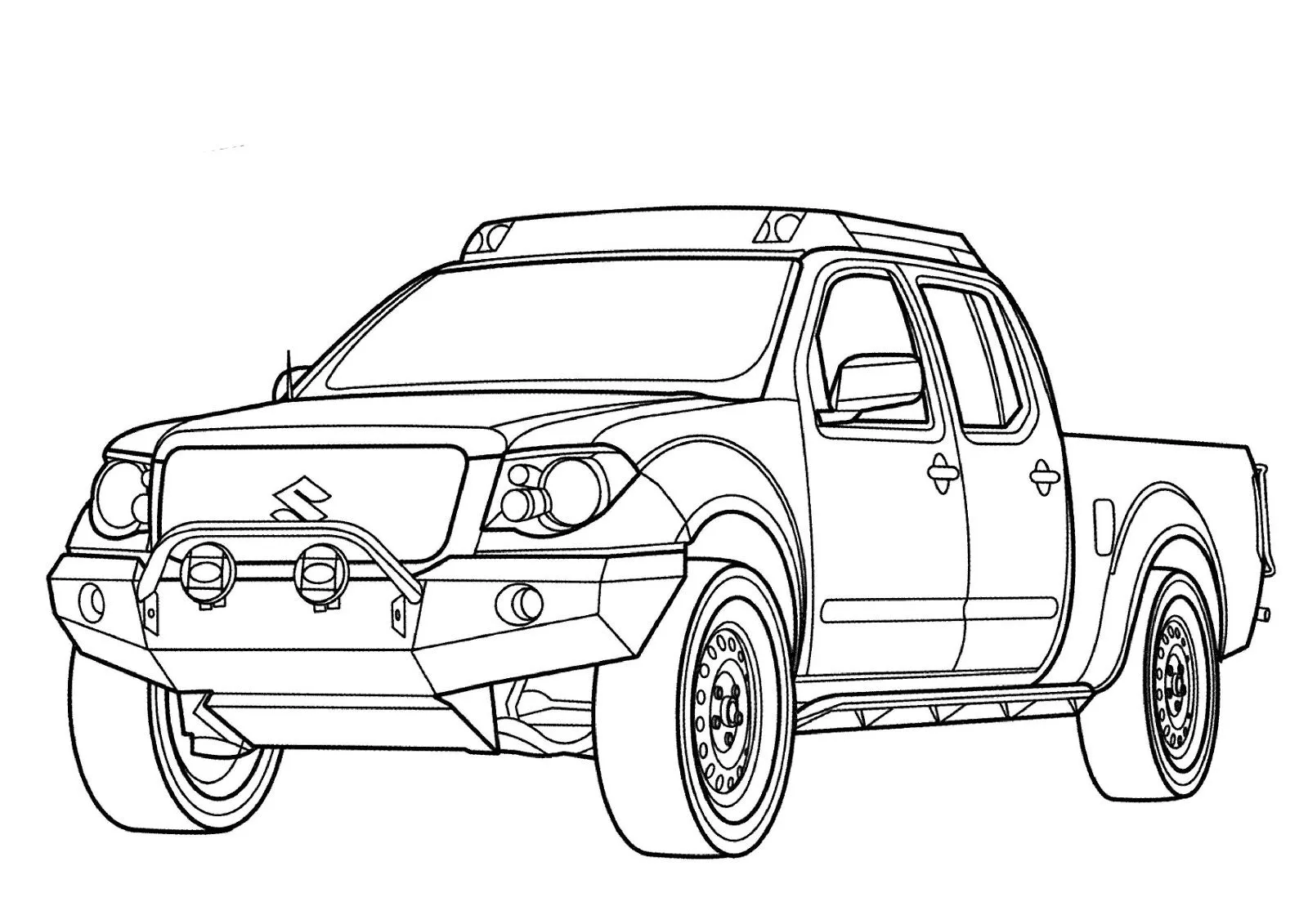 Transportes para colorear: Todoterrenos Suzuki Transportes para colorear: Todoterrenos Suzuki