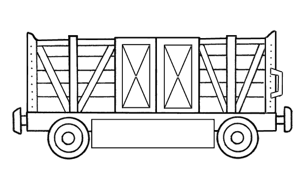 VAGONES DE tren para colorear infantil - Imagui