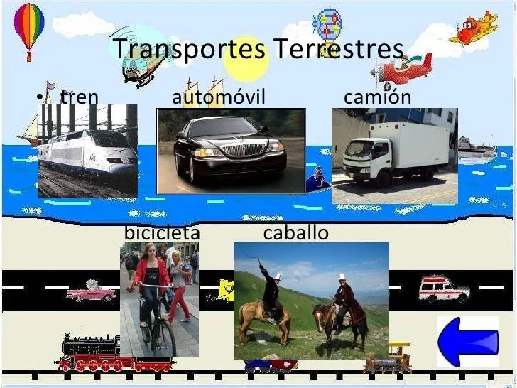 5 transportes terrestres - Imagui