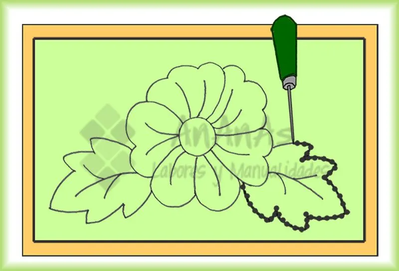 Traspasar los dibujos para bordar | AnAnAs